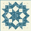 New Blue Broken Star Quilt Pattern from Edyta Sitar