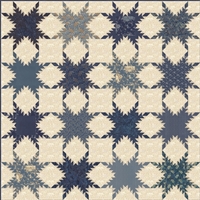 First Flakes Quilt Pattern by Edyta Sitar Laundry Basket Quilts