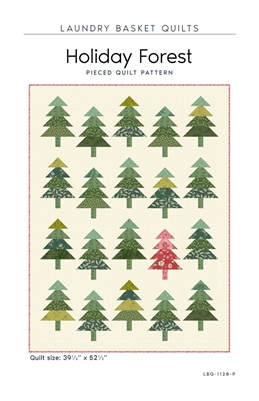 Holiday Forest Quilt Pattern by Laundry Basket Quilts