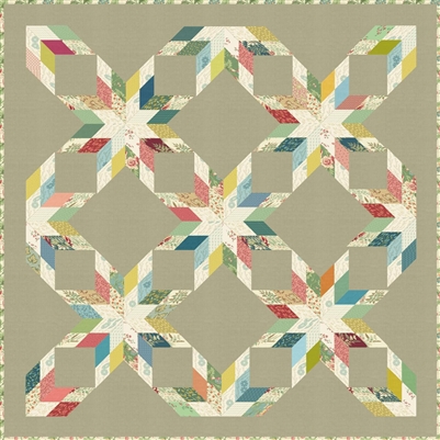 Lemoyne Star Quilt Pattern by Laundry Basket Quilts
