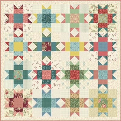 Mending Star Quilt Pattern by Edyta Sitar, Laundry Basket Quilts