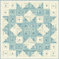 Bluebird: North Star Quilt Kit by Laundry Basket Quilt