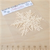 White Snowflake Silhouettes by Laundry Basket Quilts