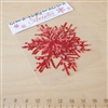 Red Snowflake Silhouettes by Laundry Basket Quilts