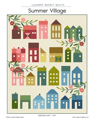 Summer Village Quilt Pattern by Edyta Sitar- Laundry Basket Quilts