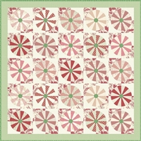 Sweet Mint Quilt Kit Large Top from Edyta Sitar Laundry Basket Quilts