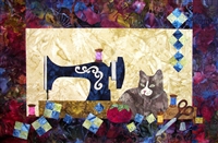 Sewing Cat Quilt Pattern by Edyta Sitar Laundry Basket Quilts