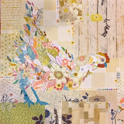 Hen Rietta Collage Quilt Pattern by Laura Heine