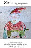 Nick Santa Collage Quilt Pattern