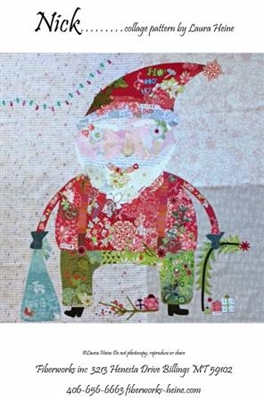 Nick Santa Collage Quilt Pattern