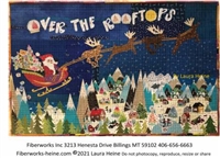 OVER THE ROOFTOPS Collage Quilt Pattern by Laura Heine