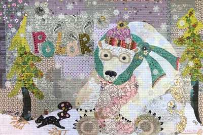 Polar Bear Collage Quilt Pattern by Laura Heine