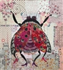 Scarlett The Lady Bug Collage Pattern by Laura Heine