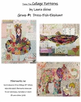 Teeny Tiny Collage Pattern Group 1 from Laura Heine