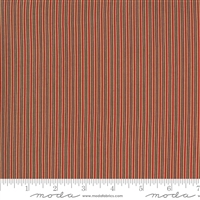 Ladies Legacy:  Samuels Patchwork Stripe in Cooper Red by Barbara Brackman