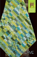 Kiwi Conserve Strip Quilt Pattern by Madison Cottage Design