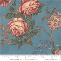 Kate's Garden In Floral Bloom-An Antique Rose Aqua by Betsy Chutchian for Moda