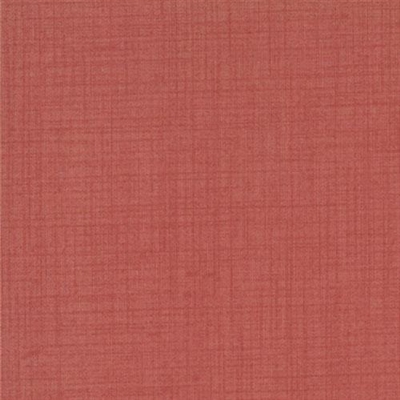 This is a swatch showing a faded red fabric square