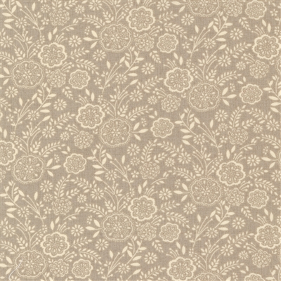 This fabric features an all over floral silhouette,