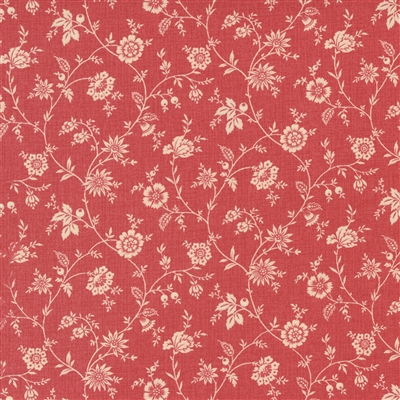 This fabric features an all over Dahlia Floral Vines