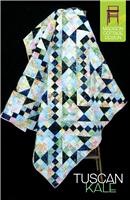 Patchwork pieced quilt with an Irish chain and intricate pieced pattern