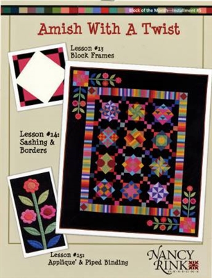Amish With A Twist 1 BOM Quilt Pattern Set