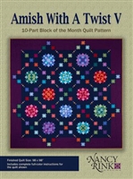 Amish With A Twist 5 BOM Quilt Pattern Set