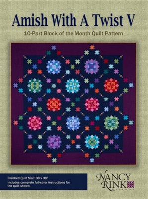 Amish With A Twist 5 BOM Quilt Pattern Set