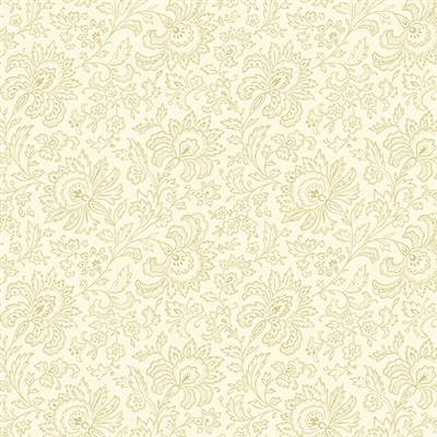 Jacobean Paisley in French Cream