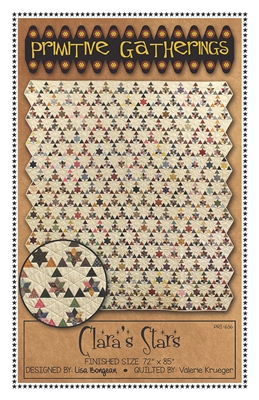 Clara's Star Quilt Pattern with Template by Primitive Gatherings