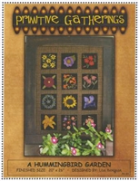 A Hummingbird Garden Quilt Pattern by Primitive Gatherings