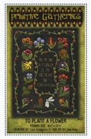 To Plant A Flower Wool Applique Quilt Pattern from Primitive Gatherings