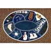 Winter Crazy Embroidered Table Mat Wool Applique Quilt Pattern