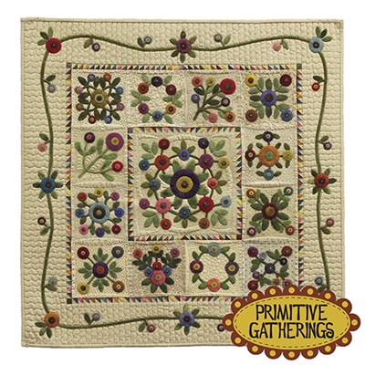 A Penny Gathering Applique Quilt Pattern