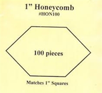 1 Inch HONEYCOMB Paper Pieces TEMPLATE