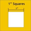 1 Inch SQUARE Paper Pieces TEMPLATE
