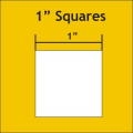 1 Inch SQUARE Paper Pieces TEMPLATE