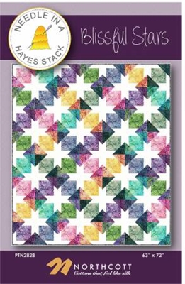 Blissful Stars Quilt Pattern by Tiffany Hayes