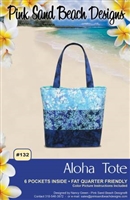 ALOHA Tote Pattern by Pink Sand Beach Designs