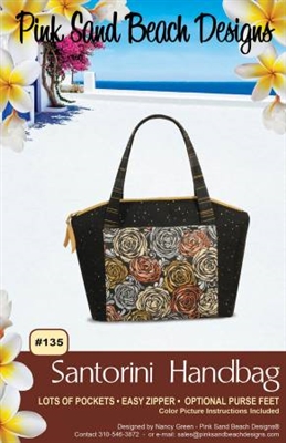 Santorini Handbag Pattern by Pink Sand Beach Designs