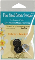 Magnetic Purse Snap Silver Nickel 3/4 inch by Pink Sand Beach Designs