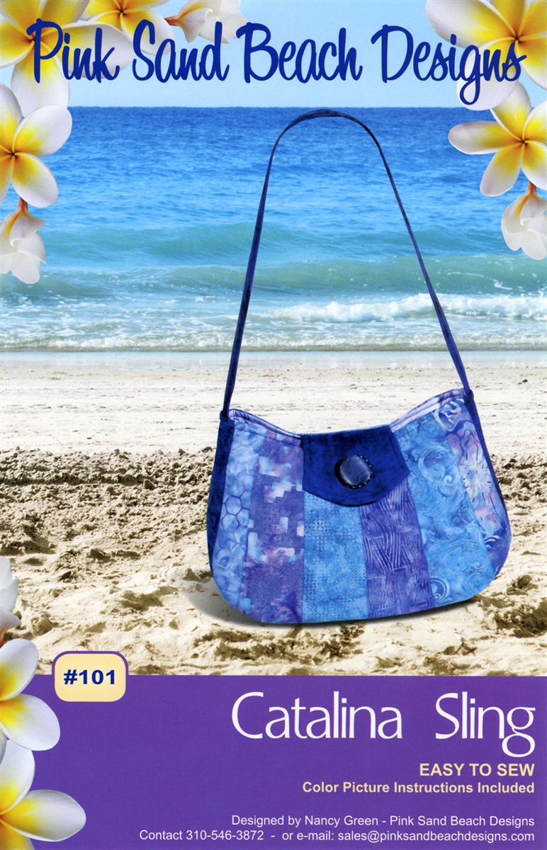Pink Sand beach Designs Catalina Sling Bag in Bags, Purses &Totes