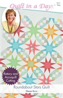 Roundabout Stars Quilt  by Quilt In A Day