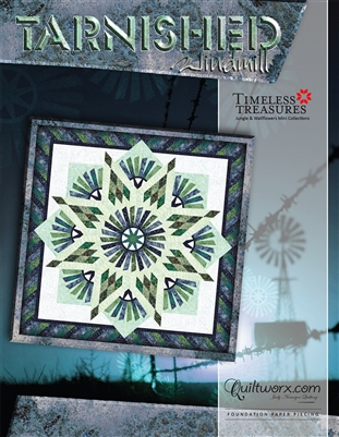 Tarnished Windmill Foundation Paper Pieced Quilt Pattern by Judy Niemeyer Quiltworx