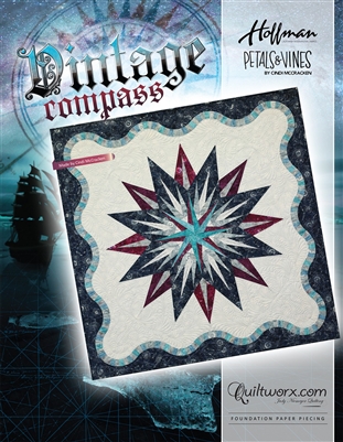 Vintage Compass Quilt Pattern