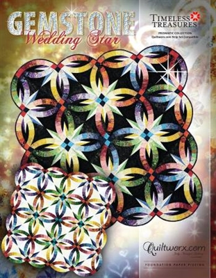GEMSTONE WEDDING STAR  Quilt Pattern by QUILTWORX