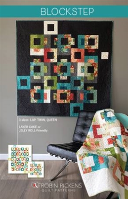 Blockstep Quilt Pattern by Robin Pickens