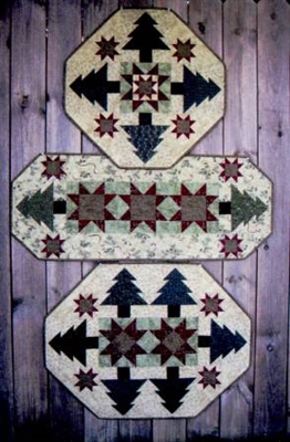 Winter Stars Table Quilt Patterns from Suzanne's Art House