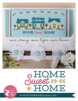 Home Sweet Home Cross Stitch Pattern Book from It's Sew Emma
