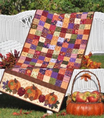 Bountiful Harvest Table Runner Quilt Pattern  by Shabby Fabrics
